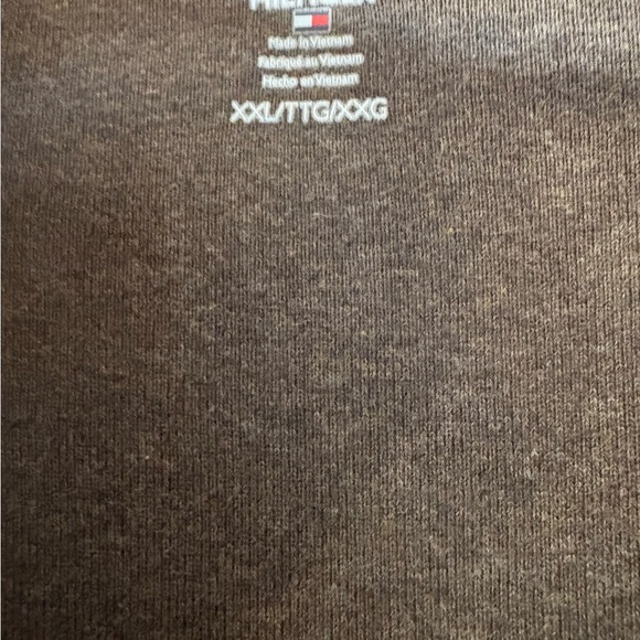 Tommy Hilfiger Women's Brown V-Neck Long Sleeve Top Size XXL - Picture 2 of 4